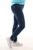 Karostar skinny jeans donkere wassing blauw