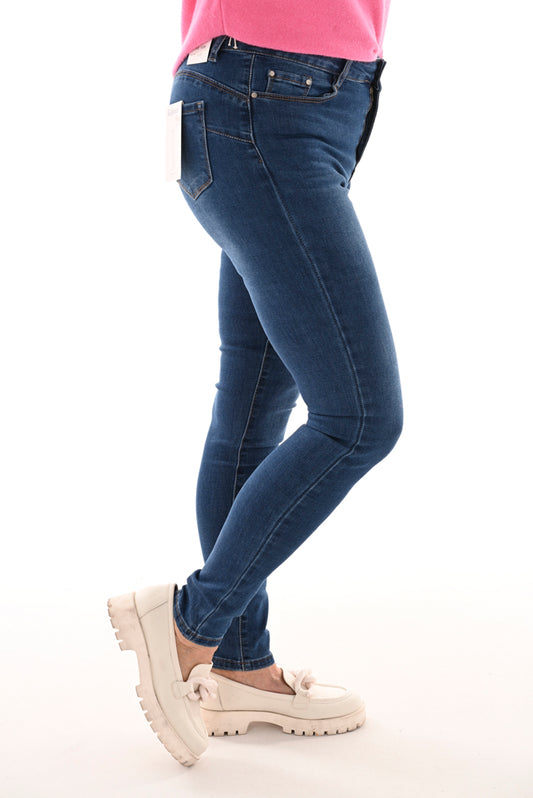 G-Smack skinny jeans donkere wassing blauw