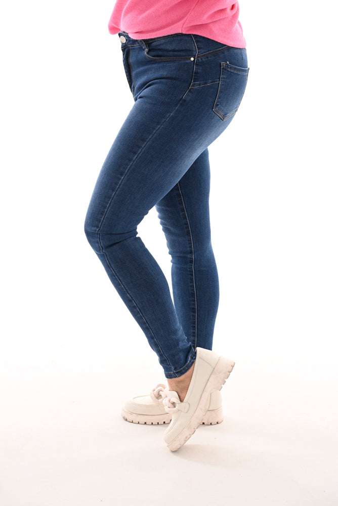 G-Smack skinny jeans donkere wassing blauw