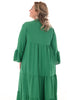 Maxi jurk met stroken v-hals groen