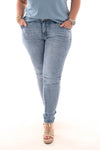 Norfy slim leg blauw