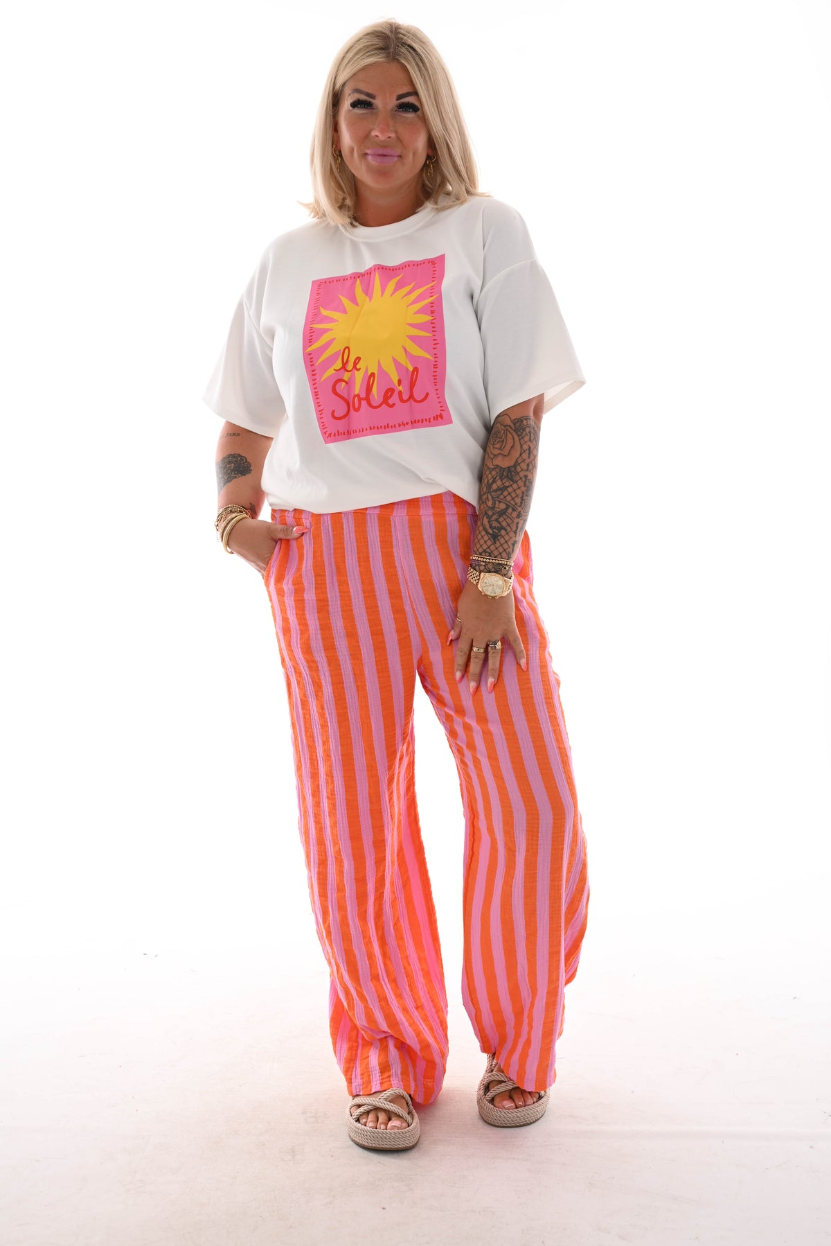 Sweater korte mouwen le soleil