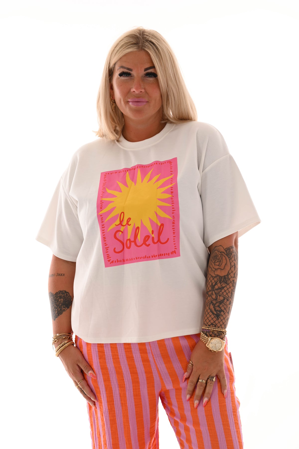Sweater korte mouwen le soleil