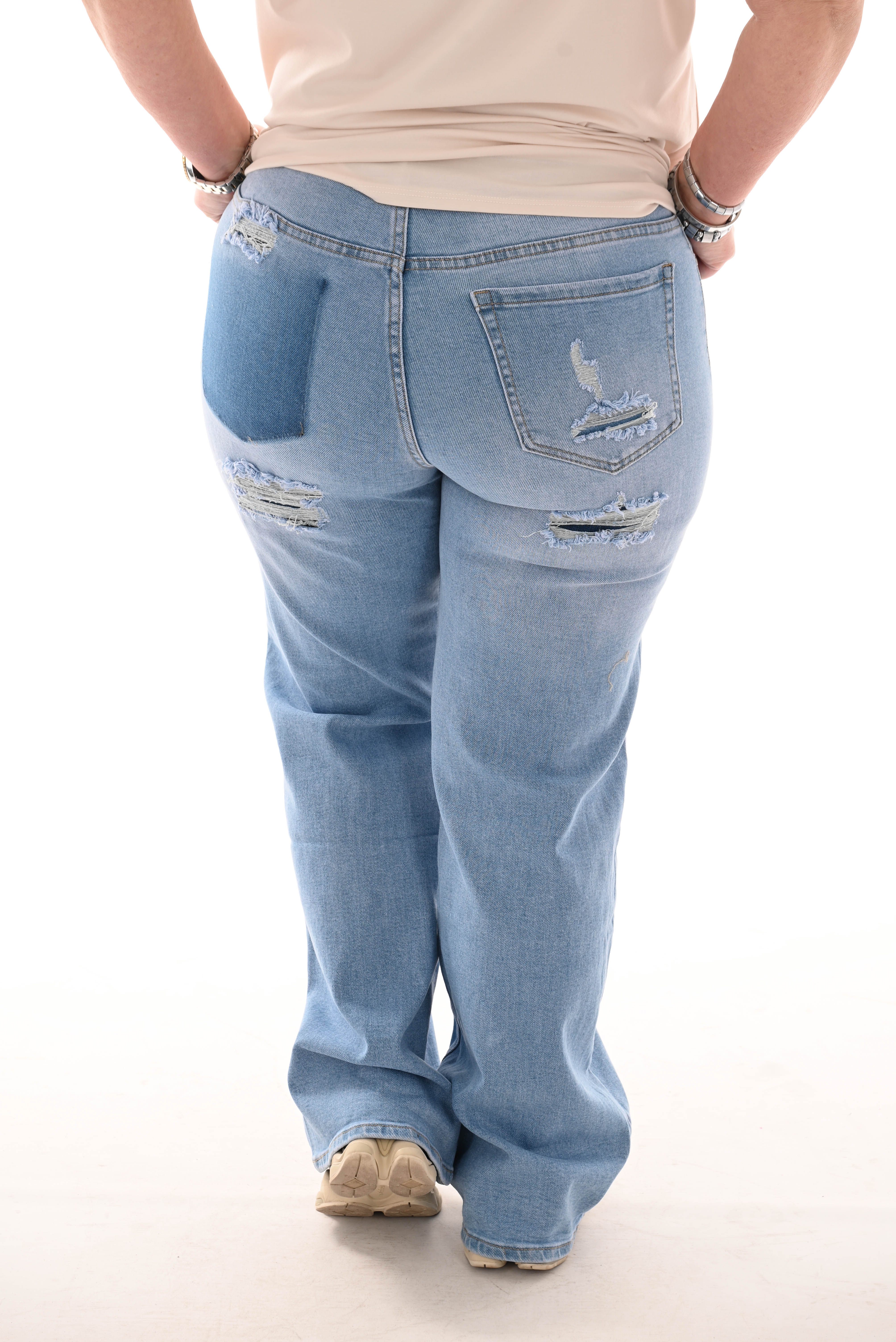 Redberry wide leg blauw