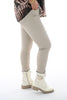 Goodies leather look broek beige