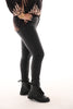 Goodies leather look broek zwart