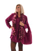 Lange corduroy blouse magenta