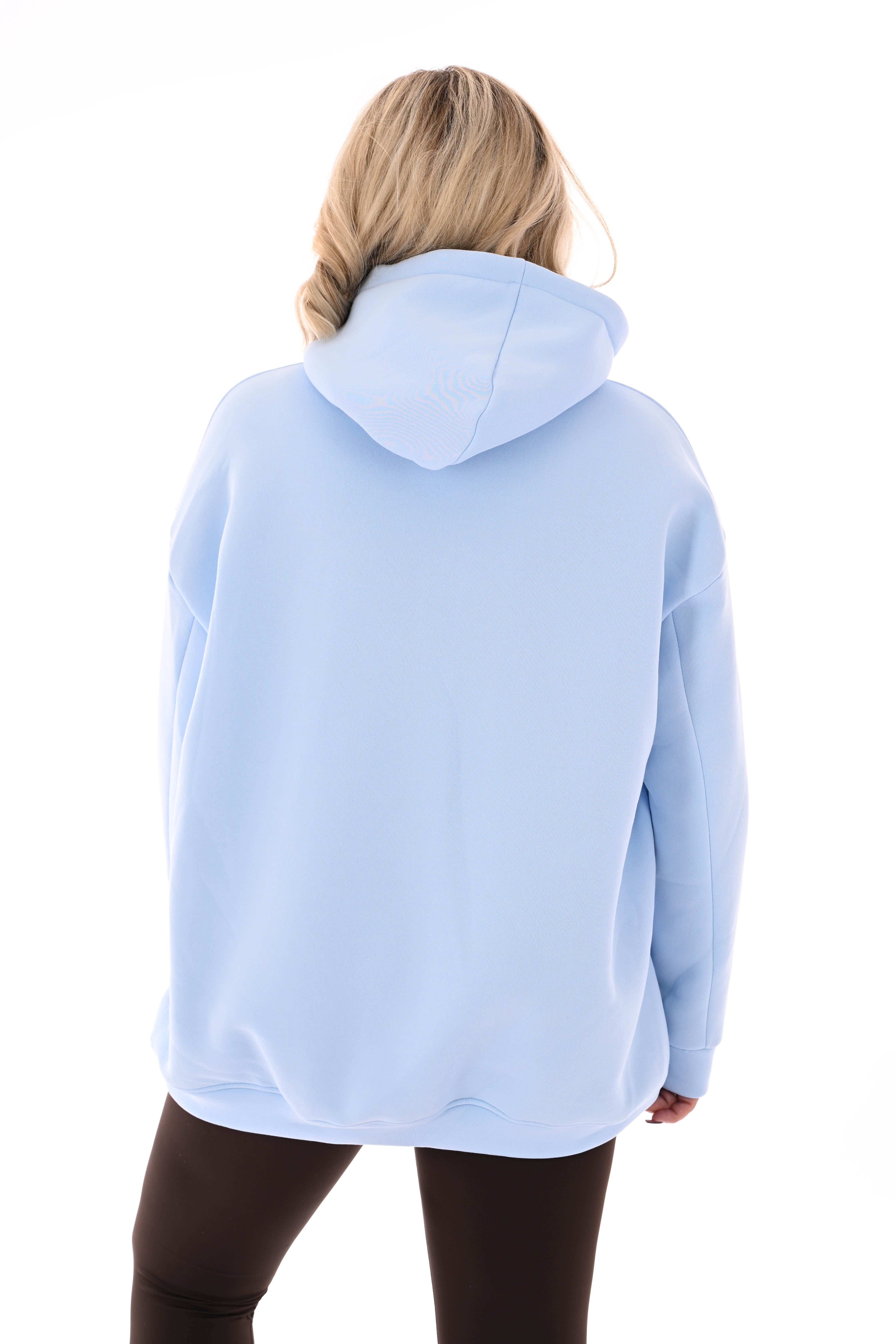 Hoodie Studio Club lichtblauw