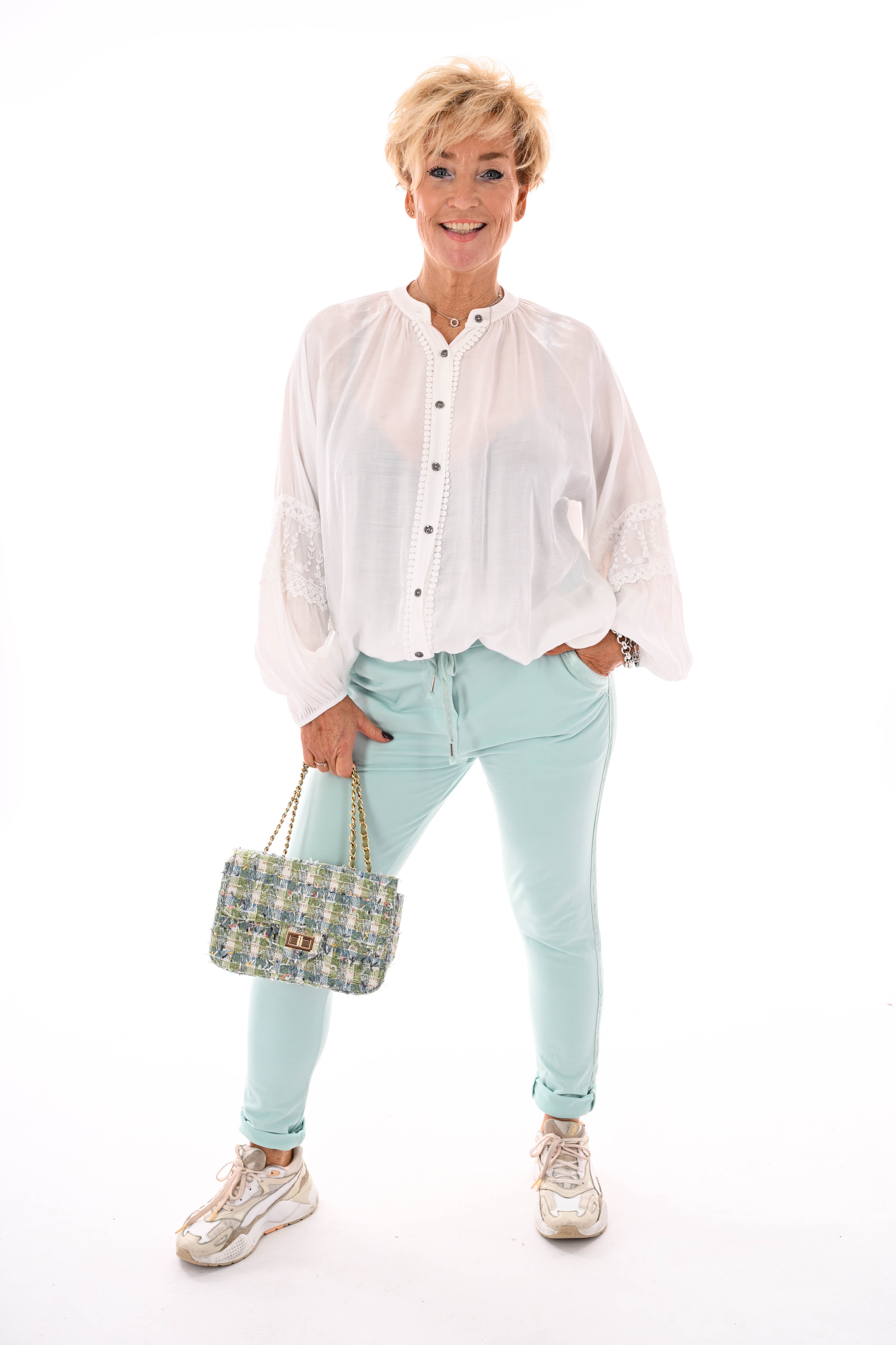 Kleine tas ruffles groen