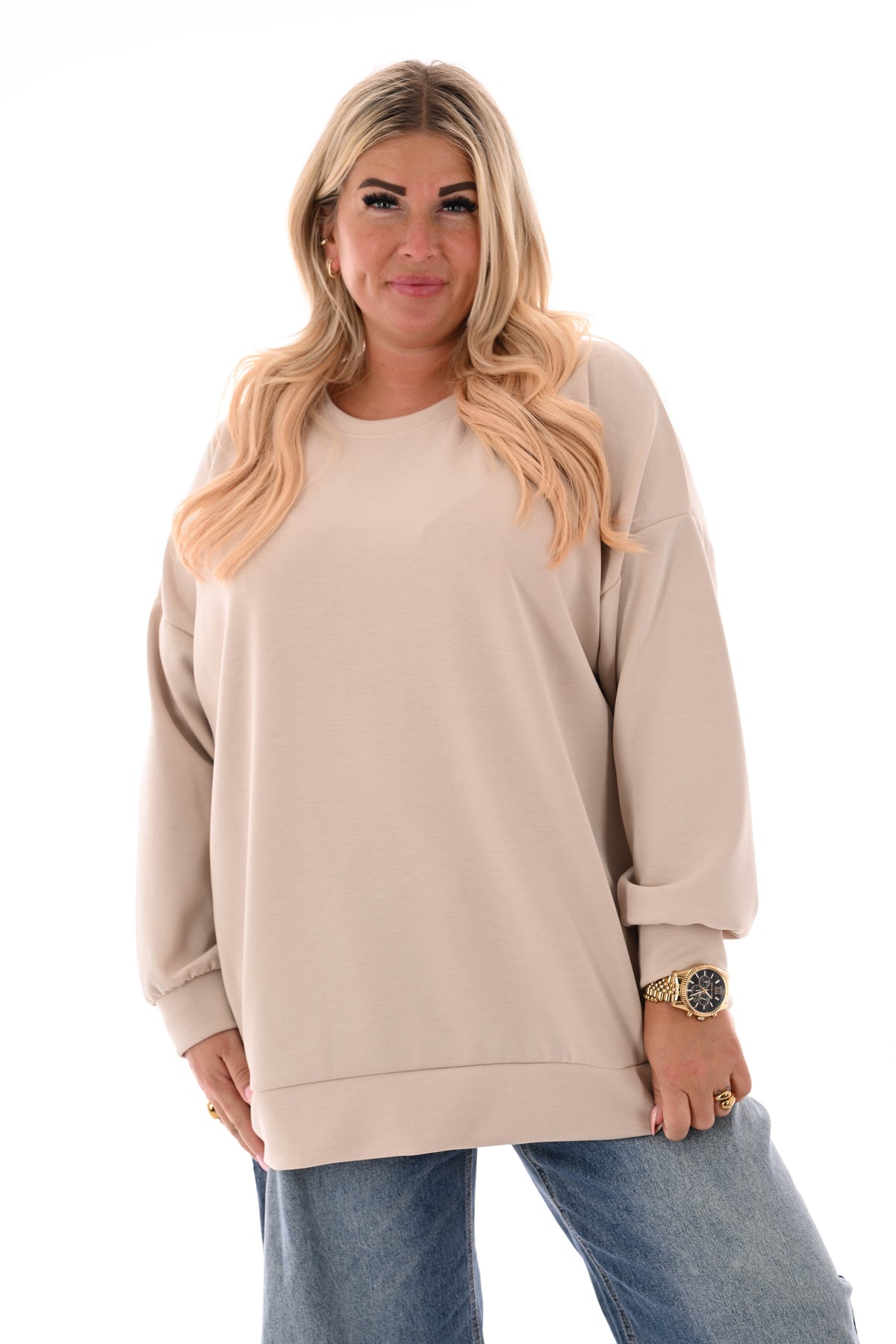 Sweater Paris Amour beige