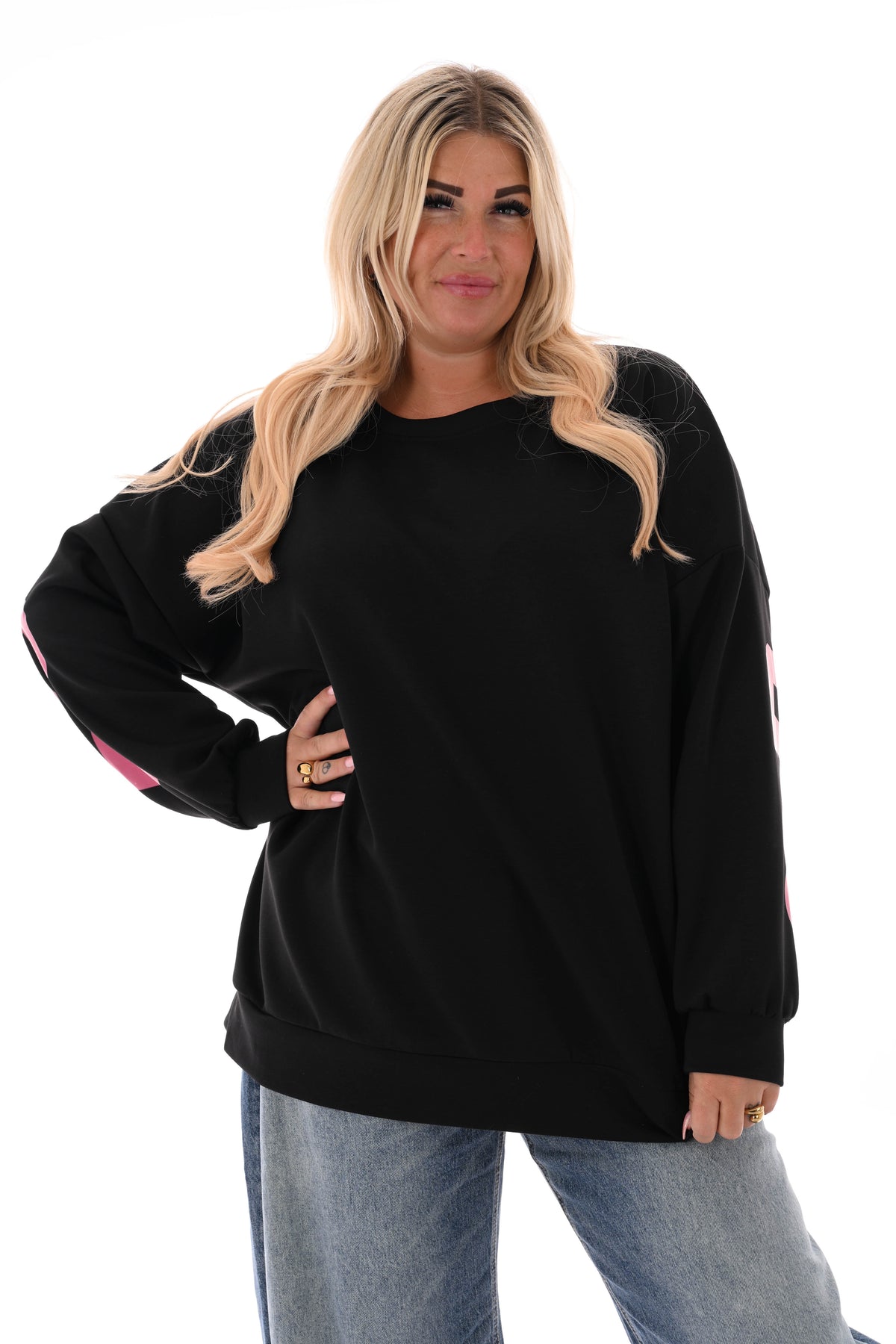 Sweater Paris Amour zwart