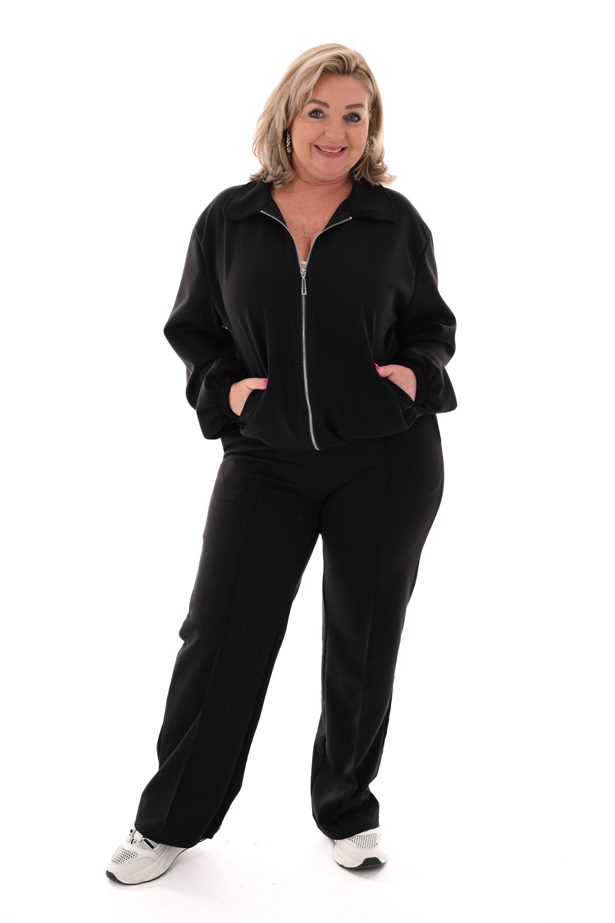 Tweedelig bomberpak zwart