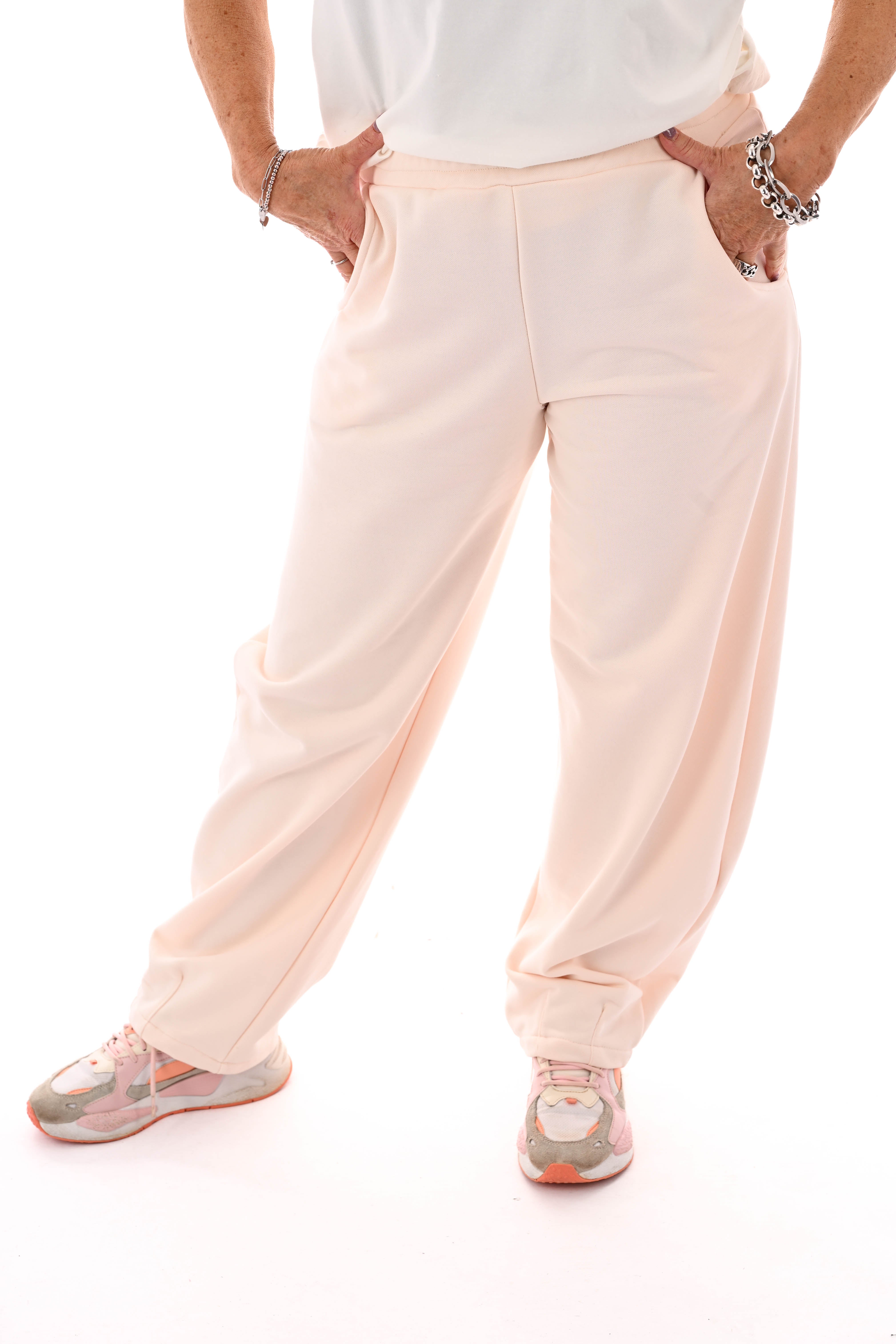 Joggingbroek barrel peach