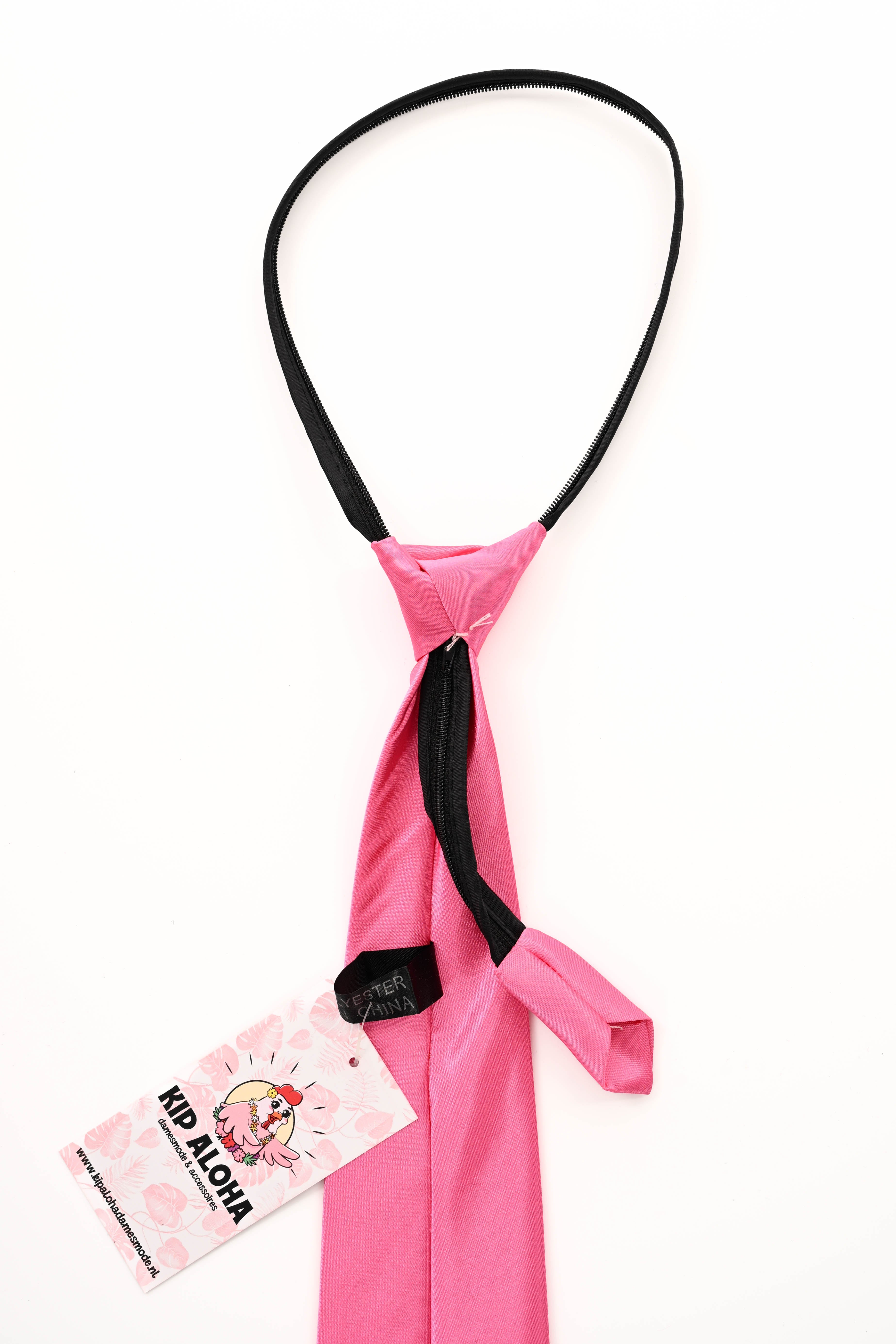 Stropdas roze
