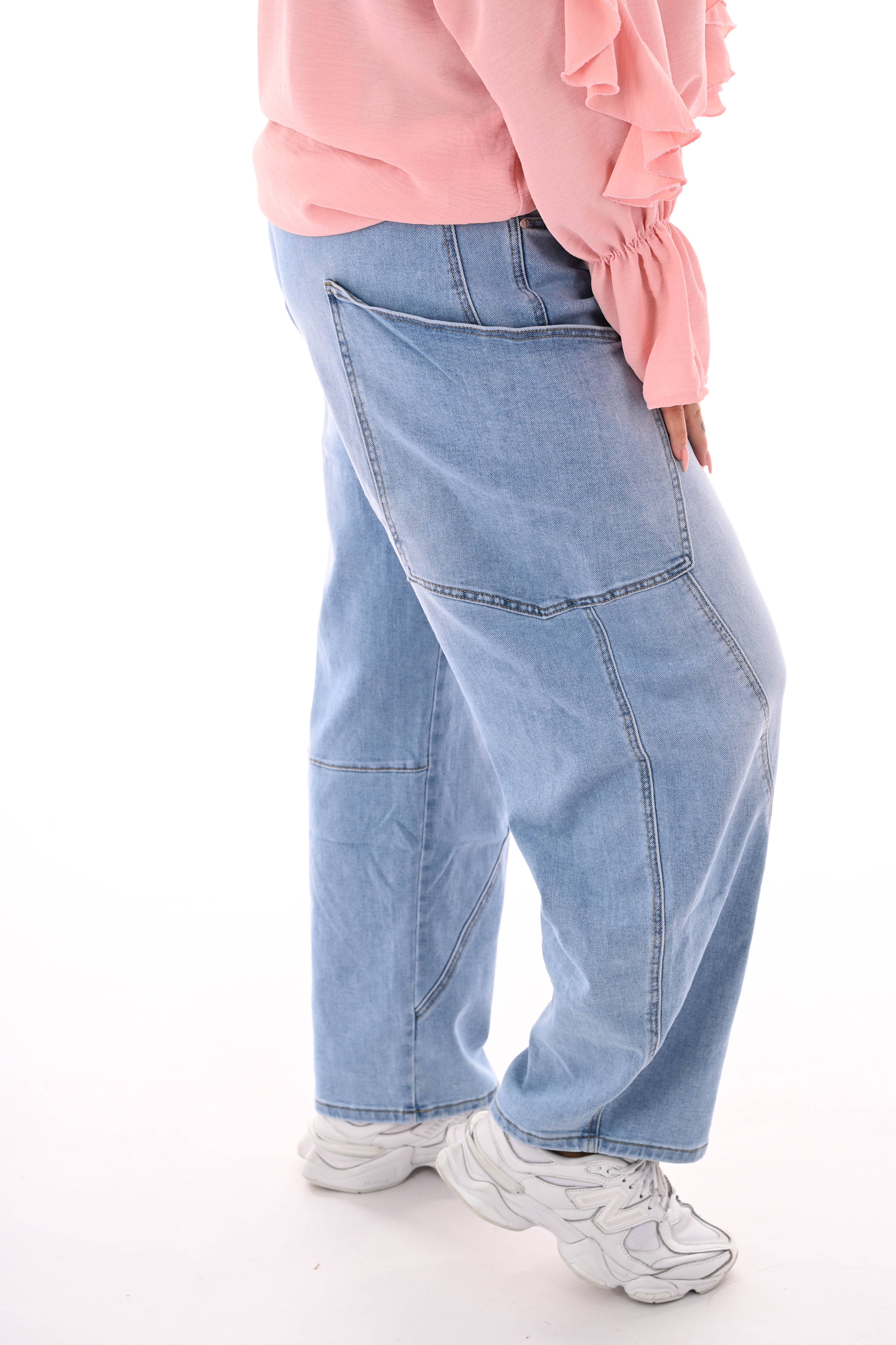 G-smack baggy jeans lichtblauw