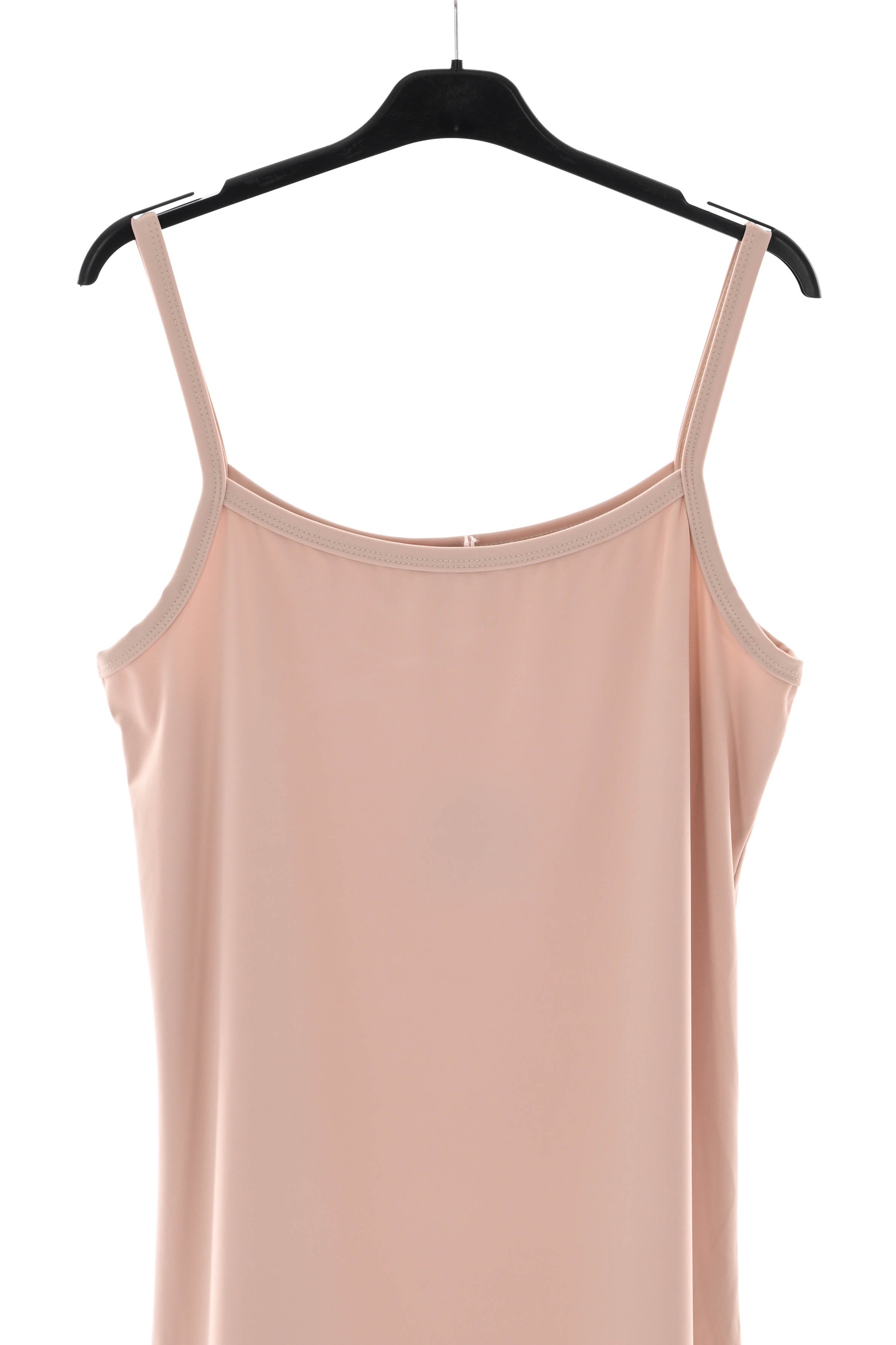 Onderjurkje met smalle bandjes beige