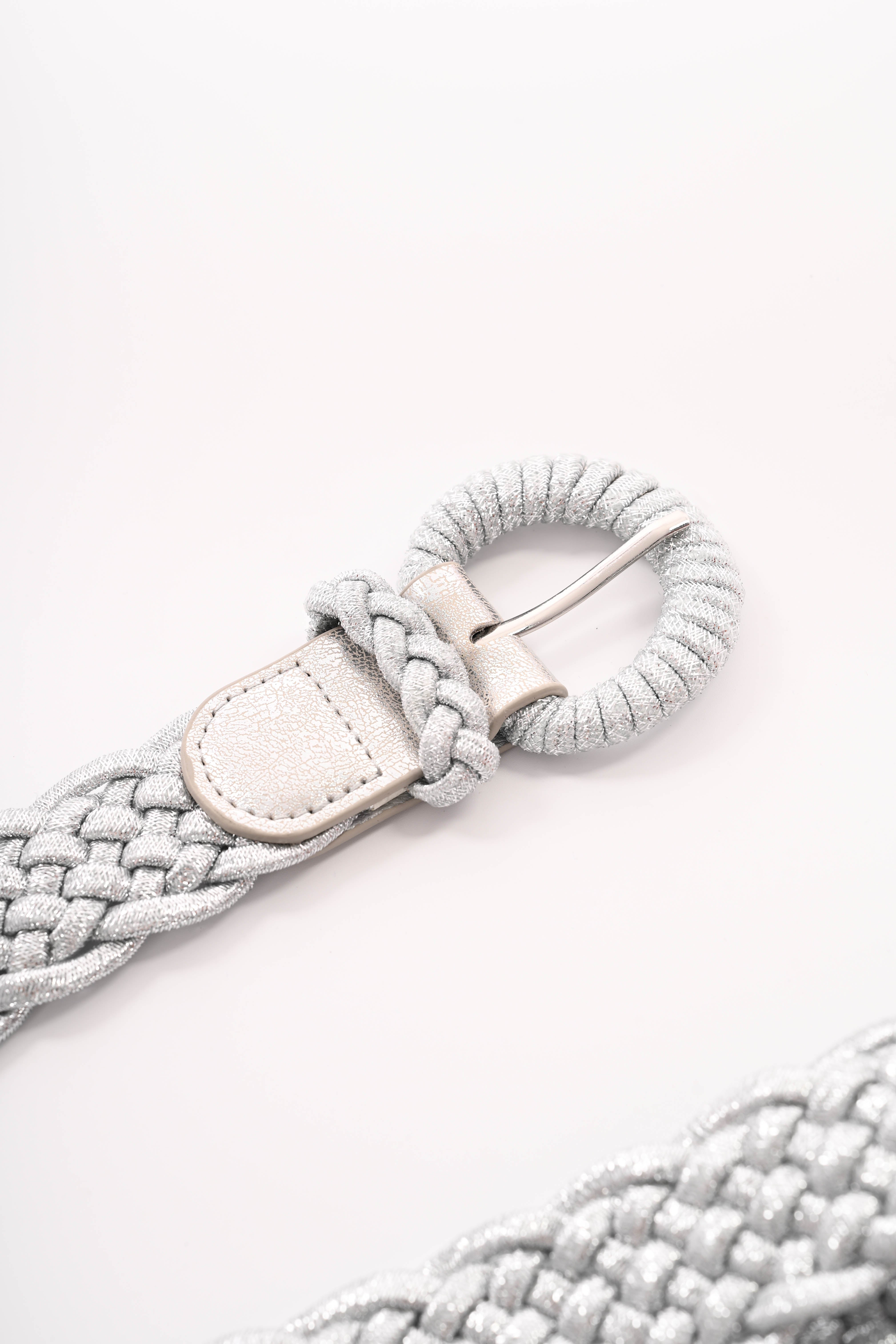 Riem elastiek zilver