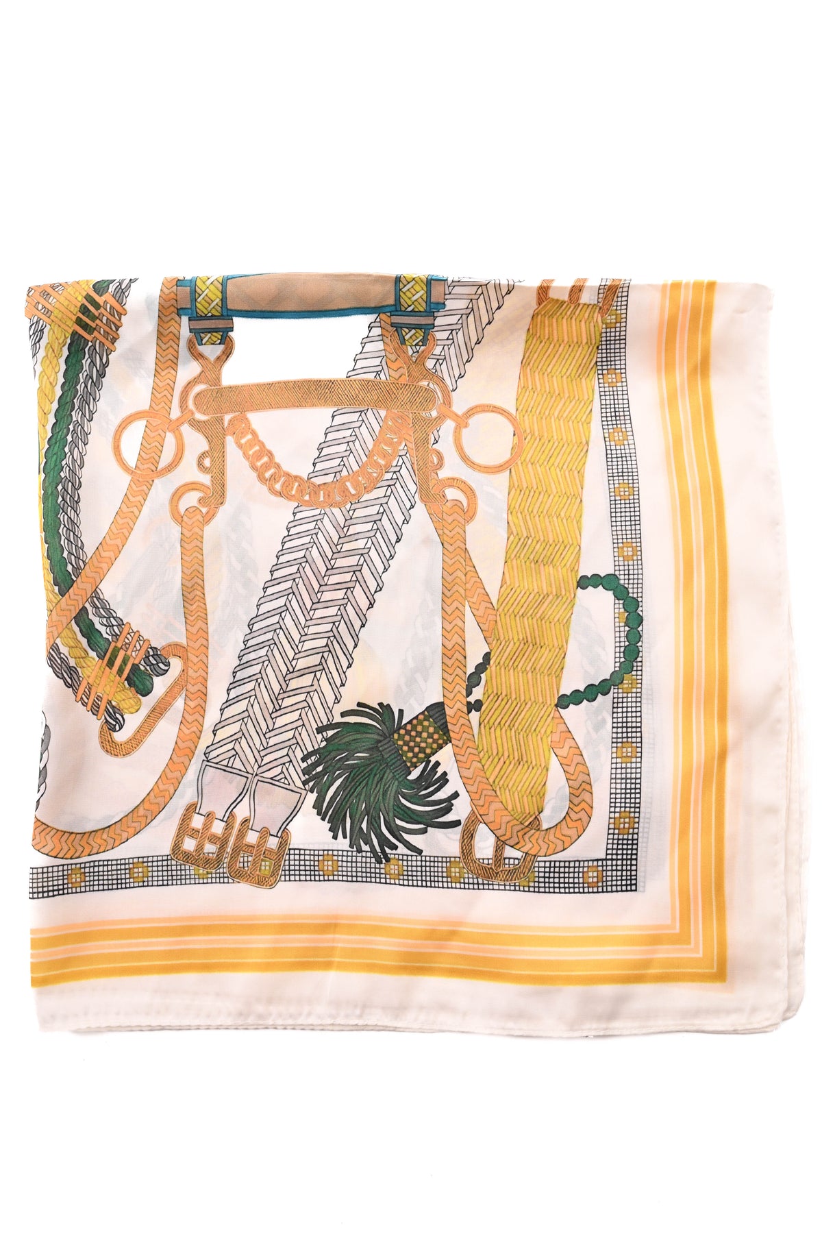 Kort sjaaltje kettingen yellow