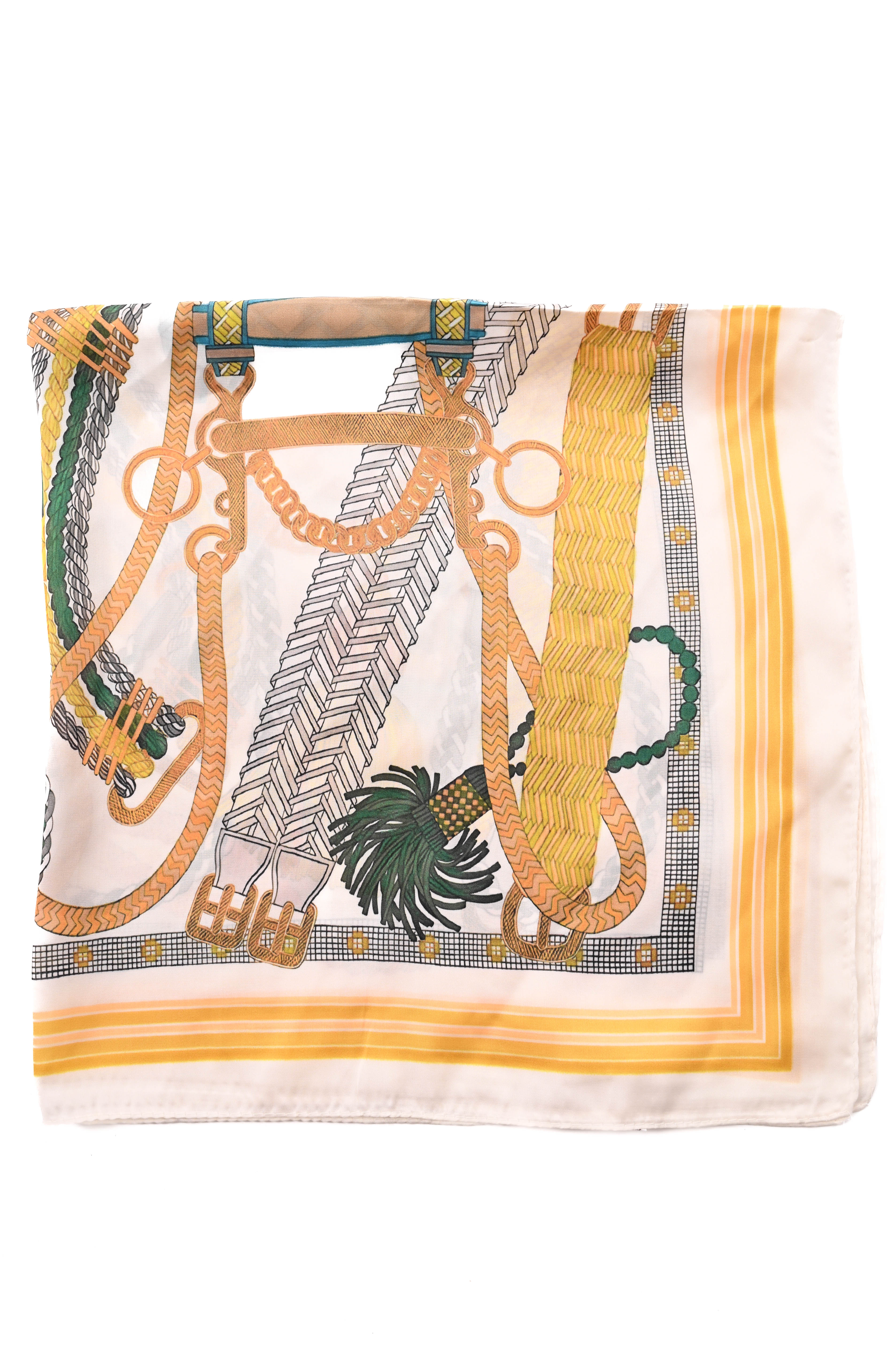 Kort sjaaltje kettingen yellow