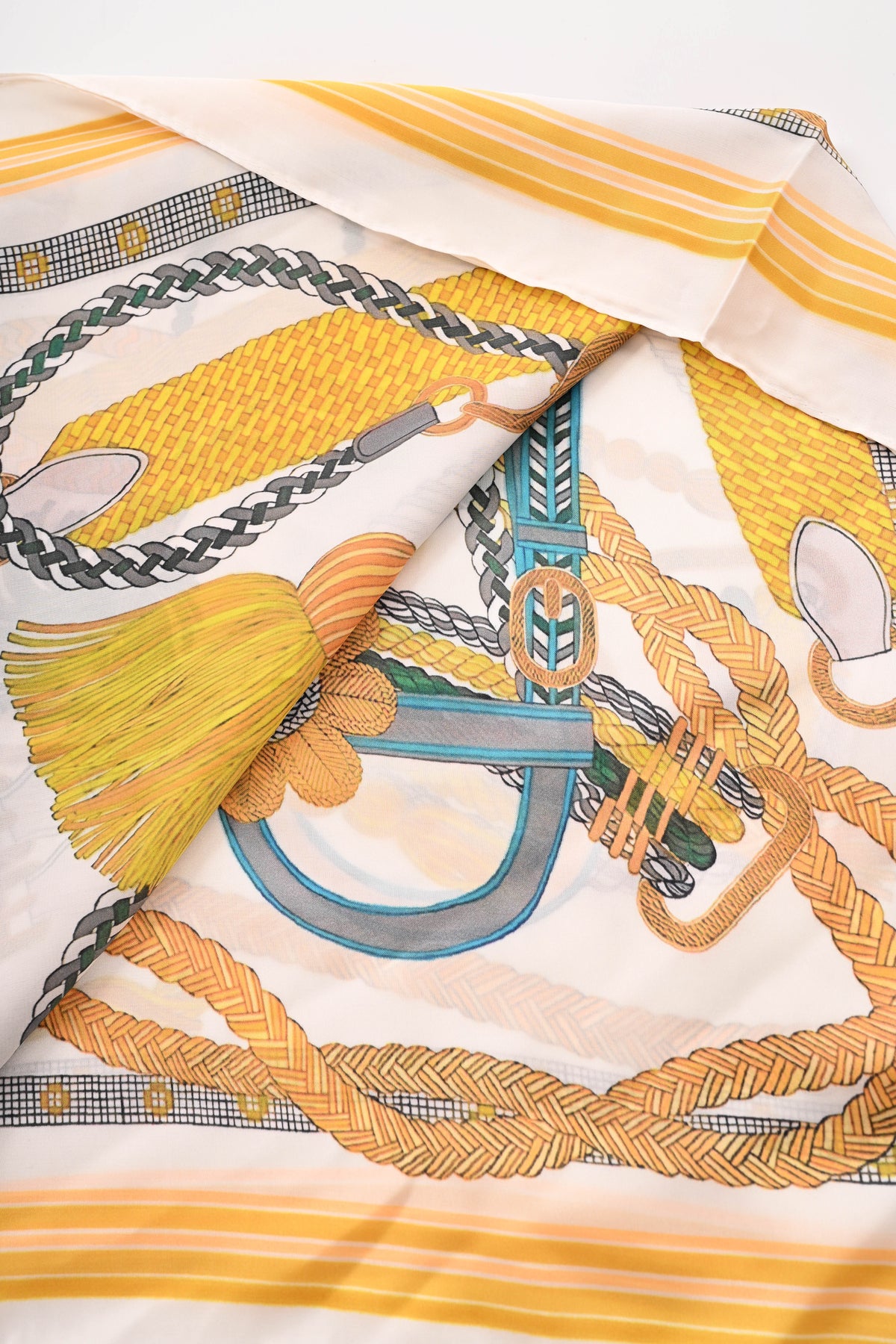 Kort sjaaltje kettingen yellow