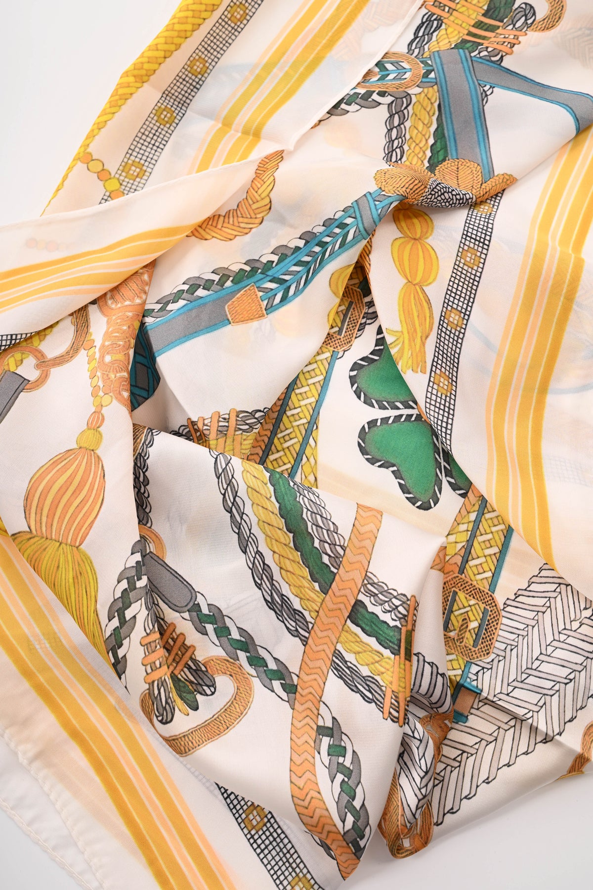 Kort sjaaltje kettingen yellow