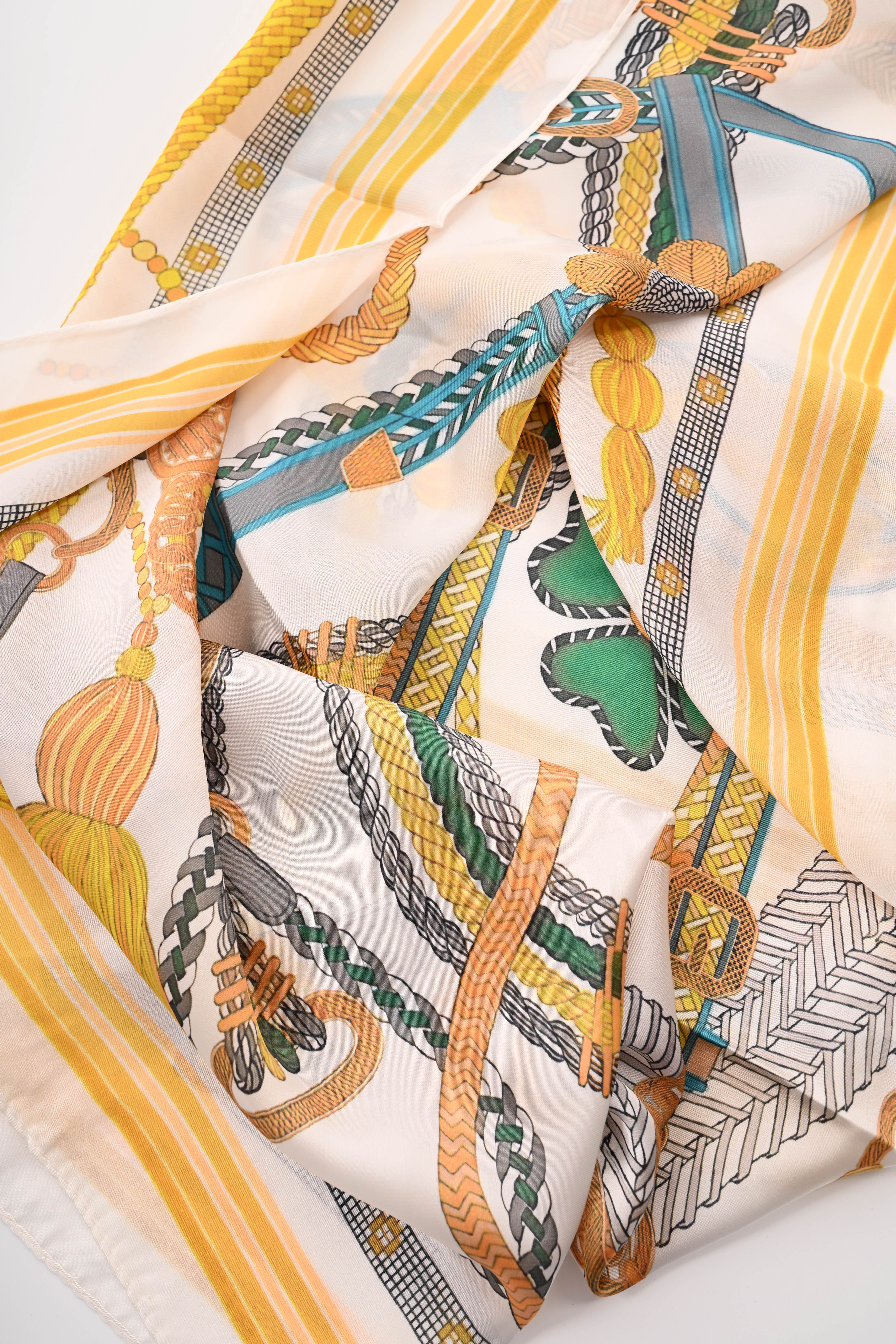 Kort sjaaltje kettingen yellow