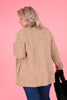 Boucle vest basic camel