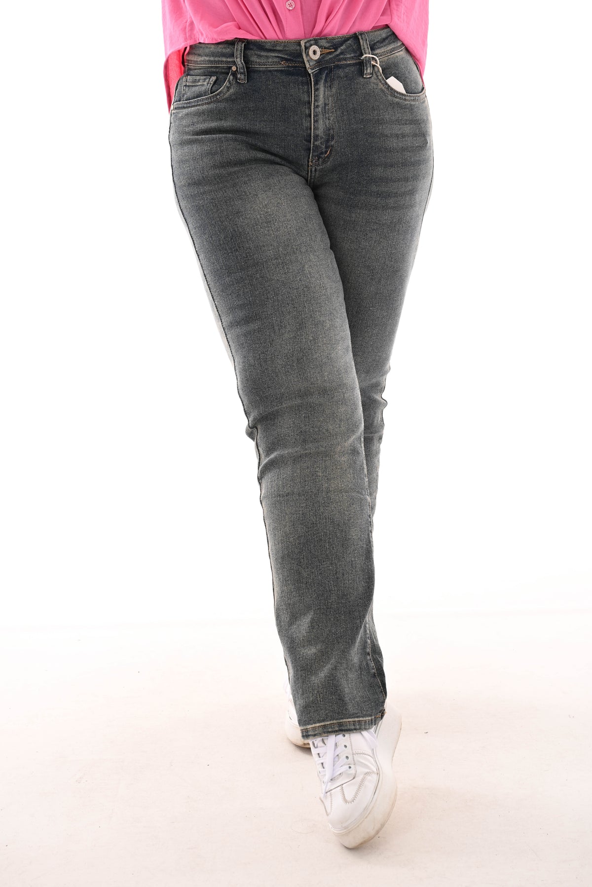 Norfy low rise straight stonewash