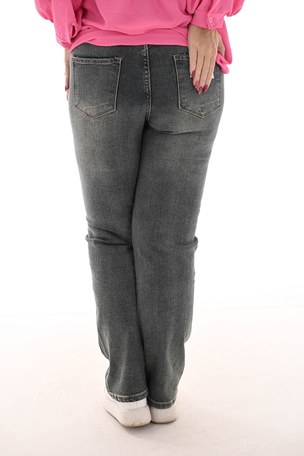 Norfy low rise straight stonewash