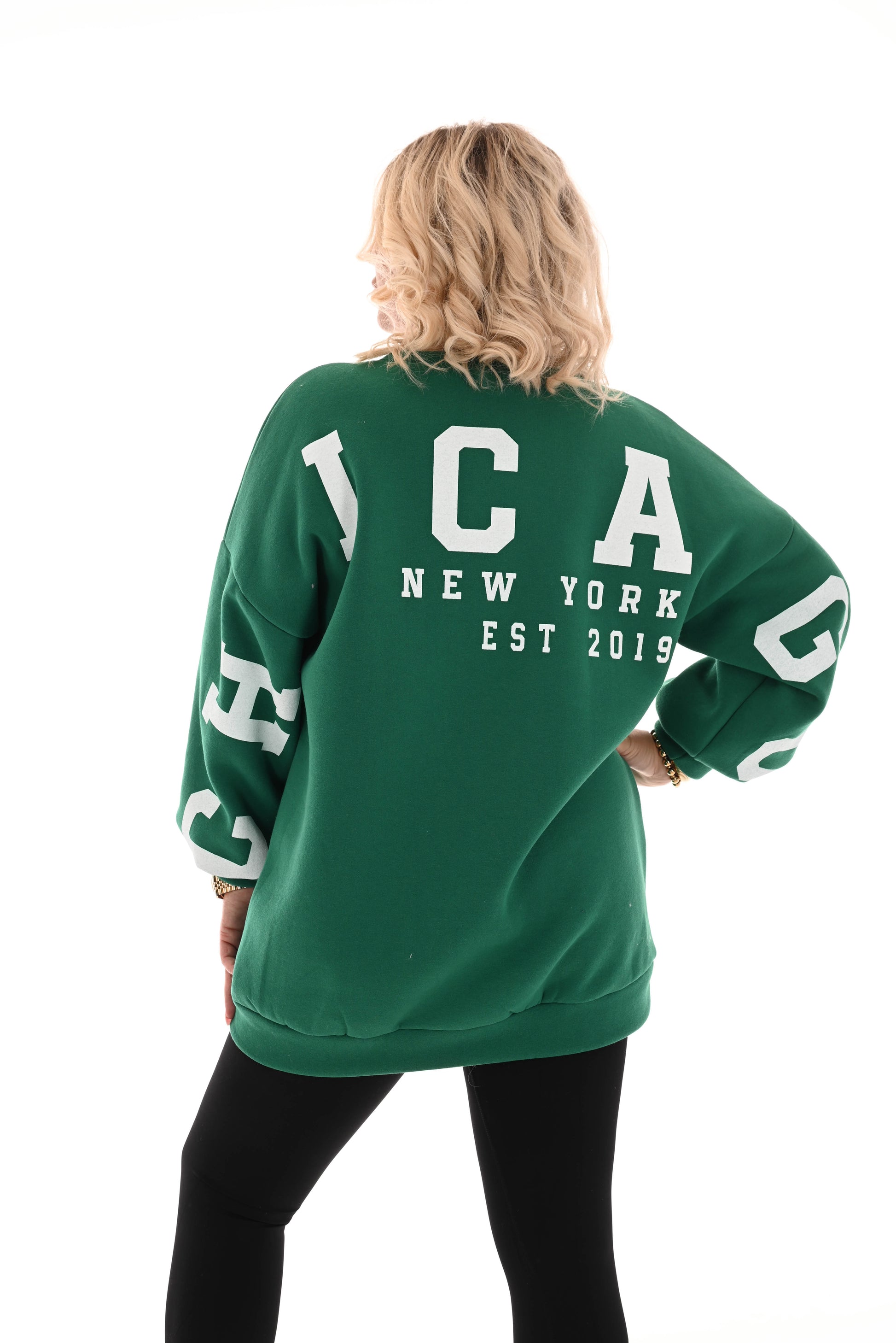 Sweater Chicago groen