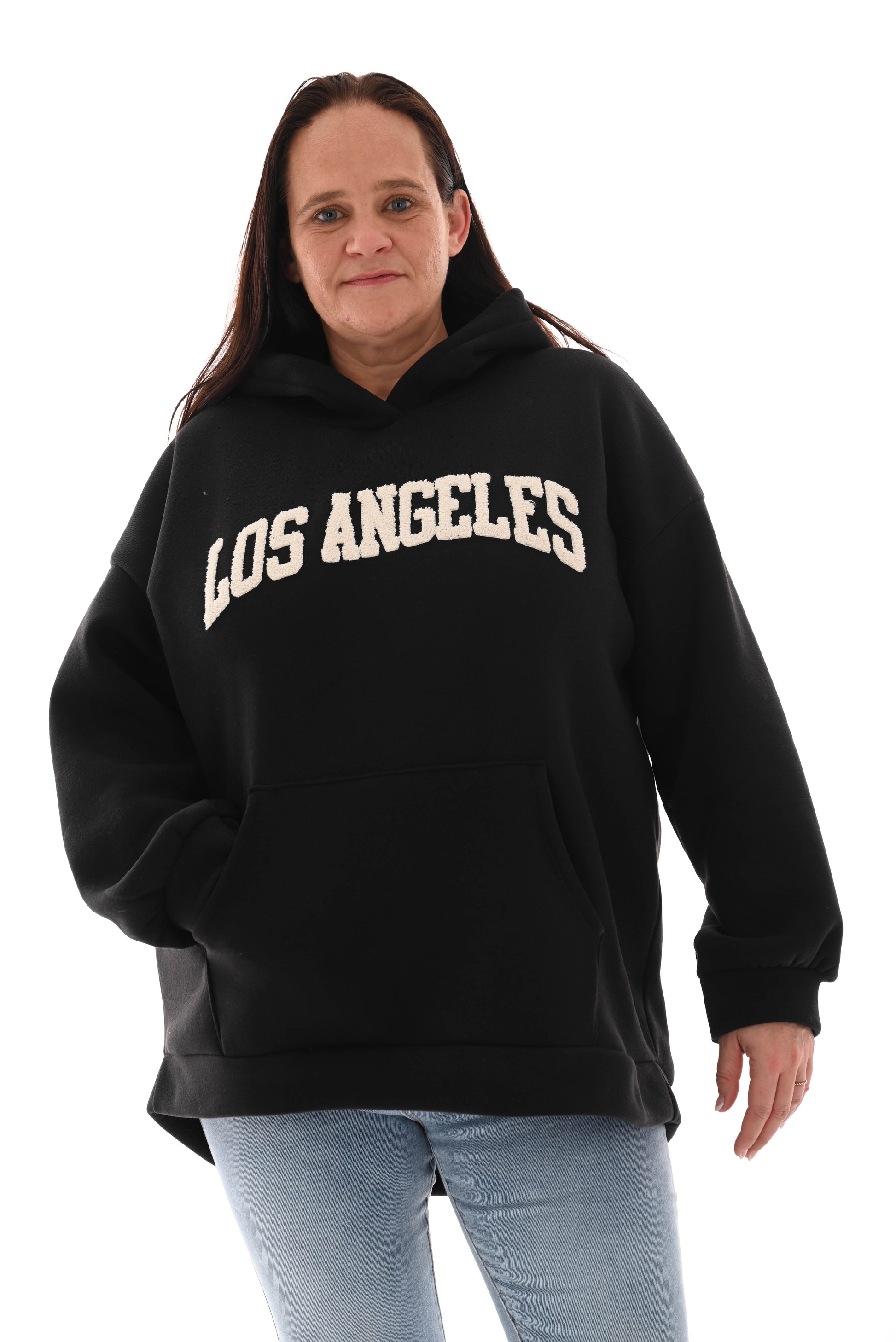 Hoodie Los Angeles zwart