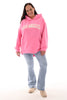 Hoodie Los Angeles roze