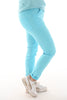 Stretchbroek uni aqua