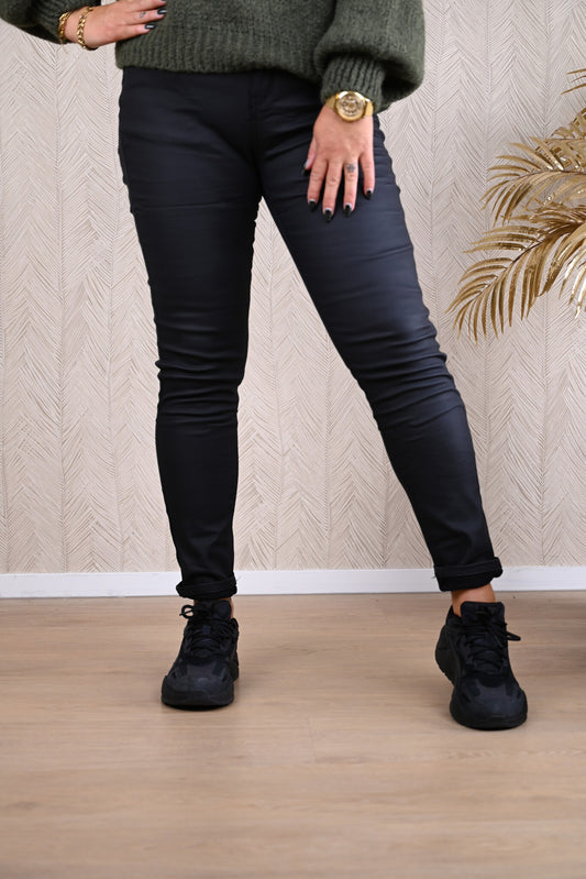 Norfy jeans coating zwart