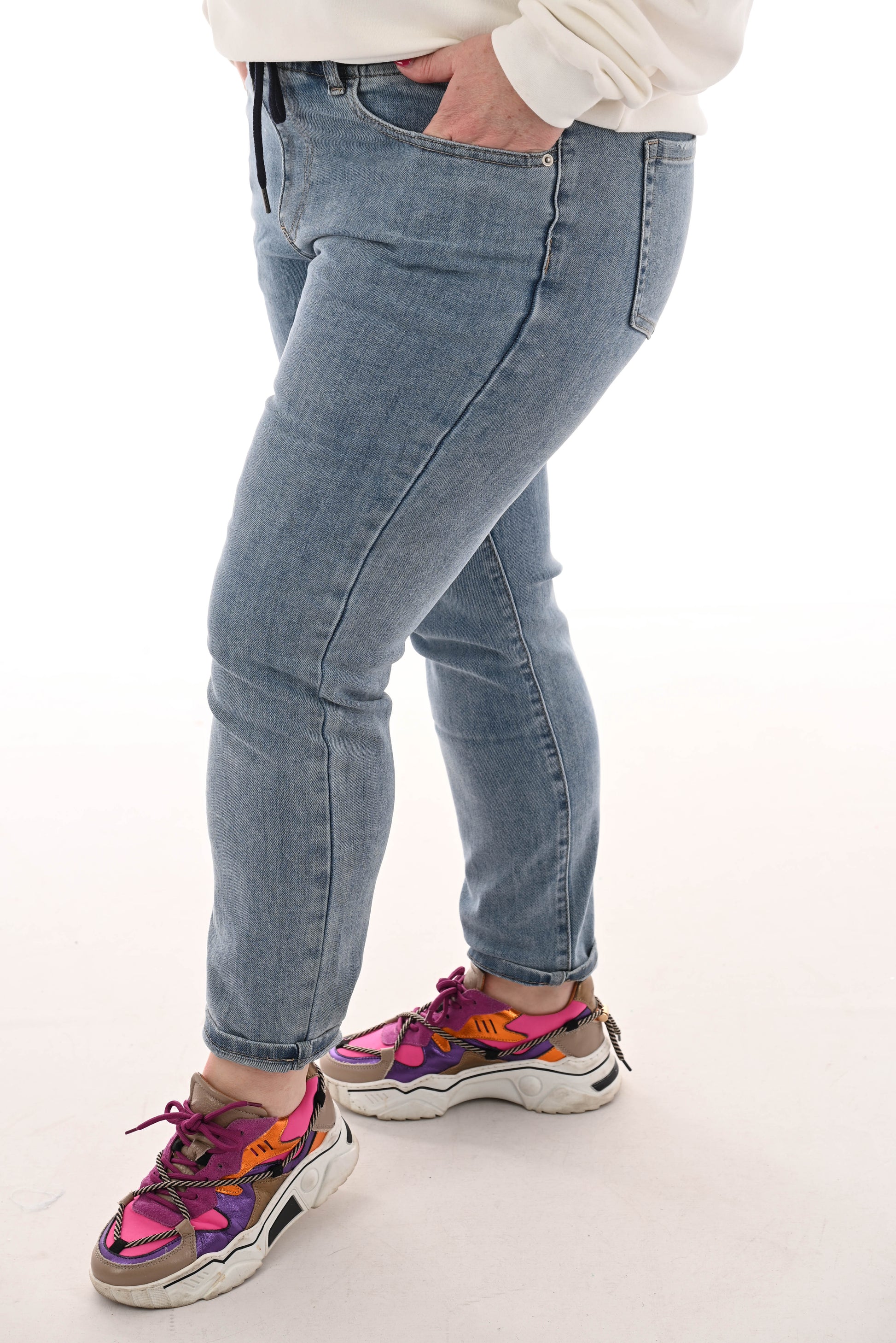 Monday jog fit lichtblauw
