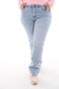 Monday straight leg jeans lichtblauw