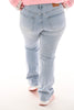 Monday straight leg jeans lichtblauw