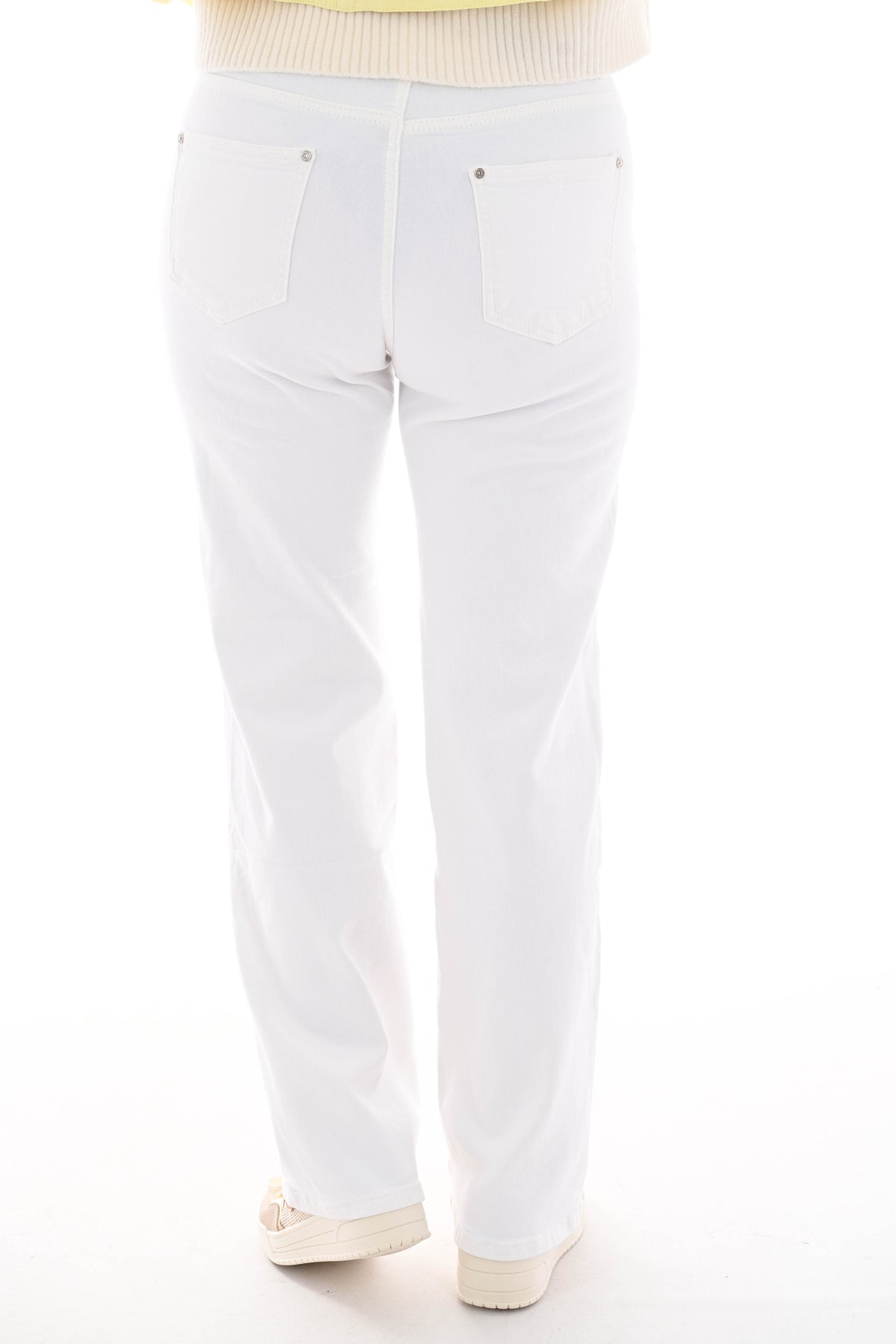Nova jeans straight fit wit