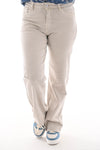 Nova jeans straight fit beige