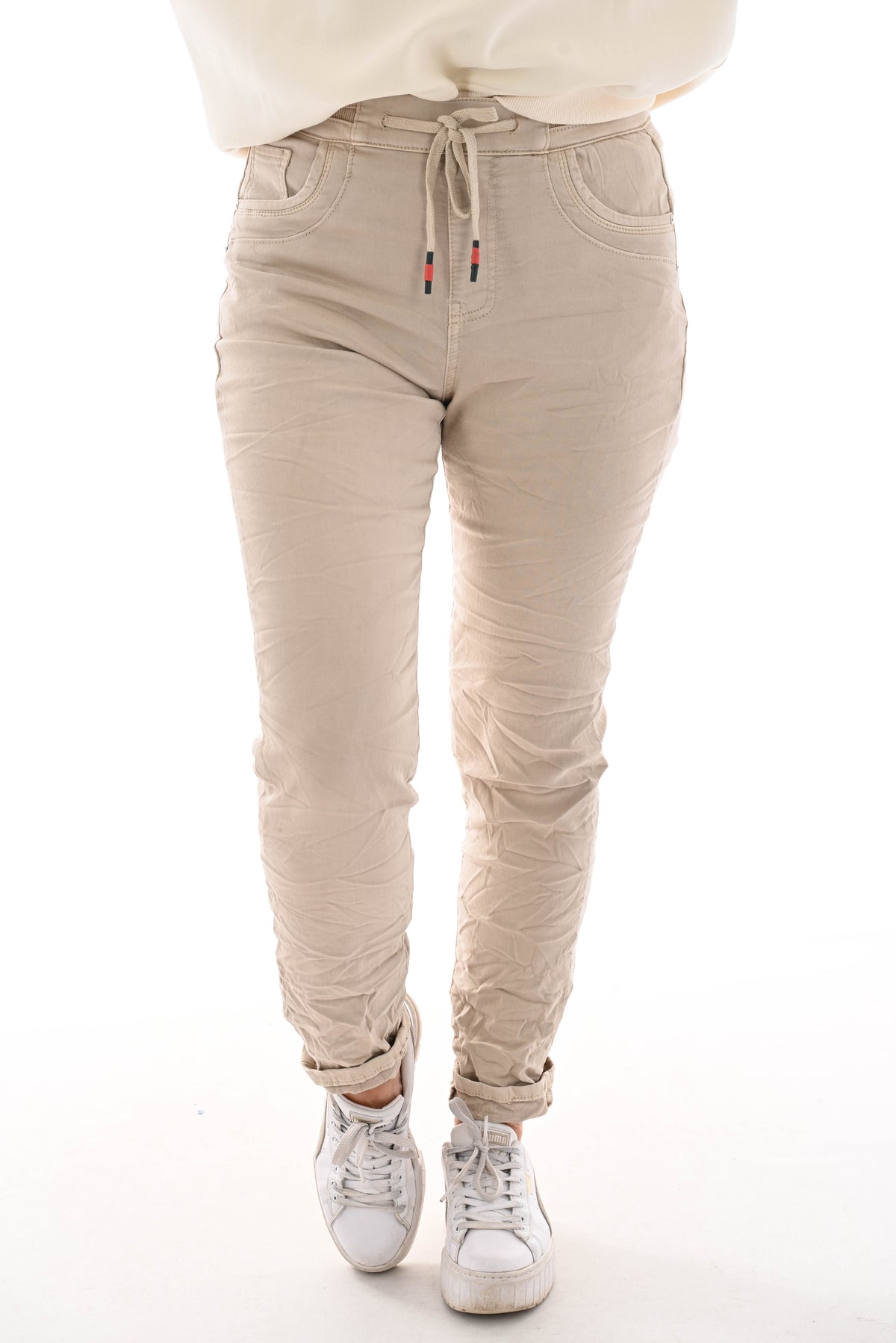 Karostar baggy jog fit beige