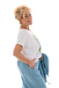 T-shirt places all over Florida blauw