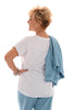 T-shirt places all over Florida blauw