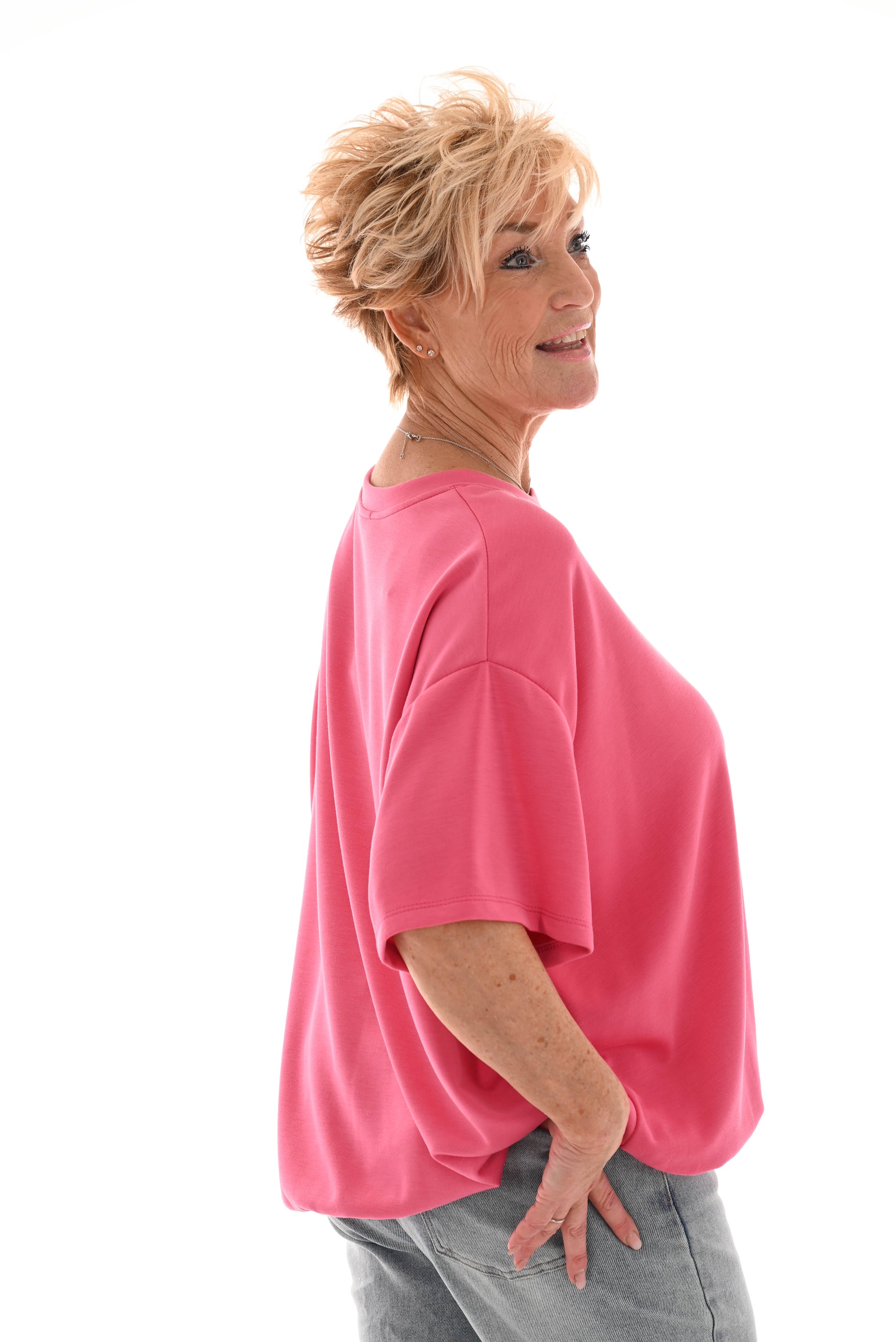 T-shirt Santa Monica fuchsia