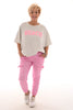 T-shirt beach lichtgrijs