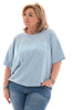 T-shirt beach blauw