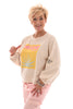 Korte sweater Miami creme