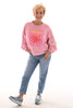 Korte sweater Ibiza roze