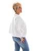 Korte sweater Miami roomwit