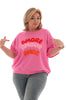 T-shirt Amore Amour Amor fuchsia