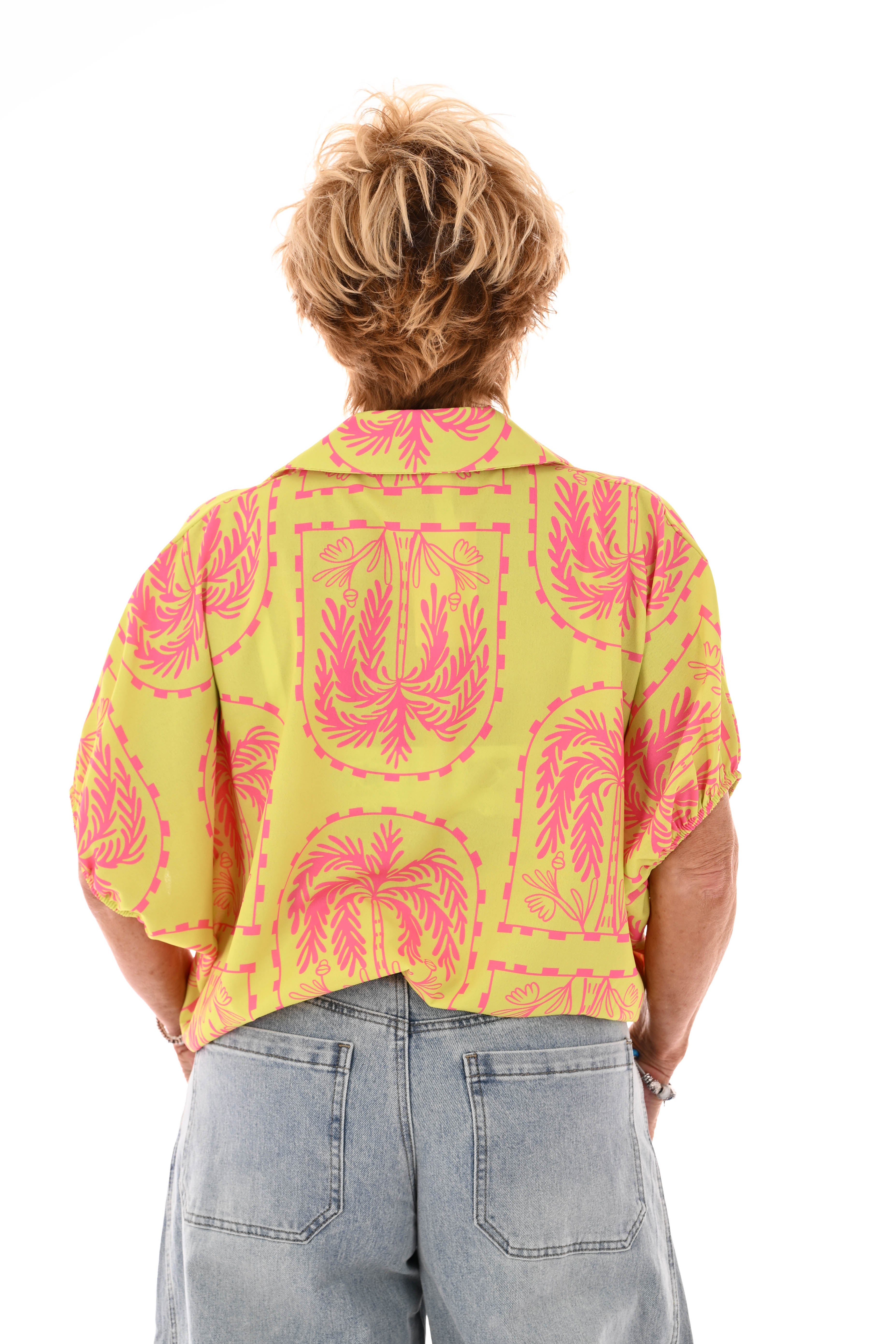 Blouse tropical lime